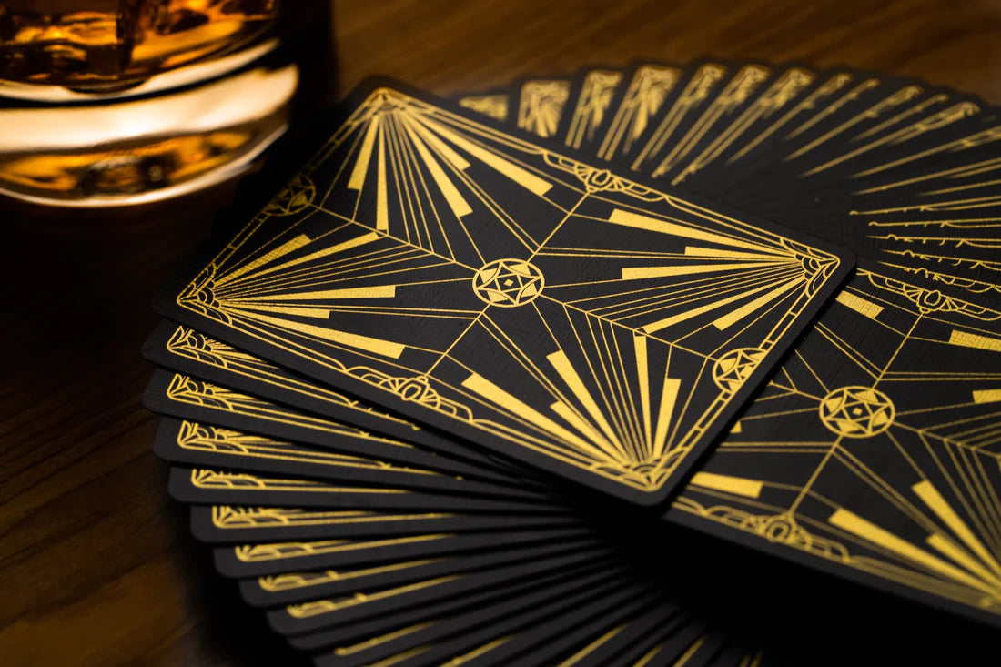 The Grand (Golden Glamour) Playing Cards - Riffle Shuffle