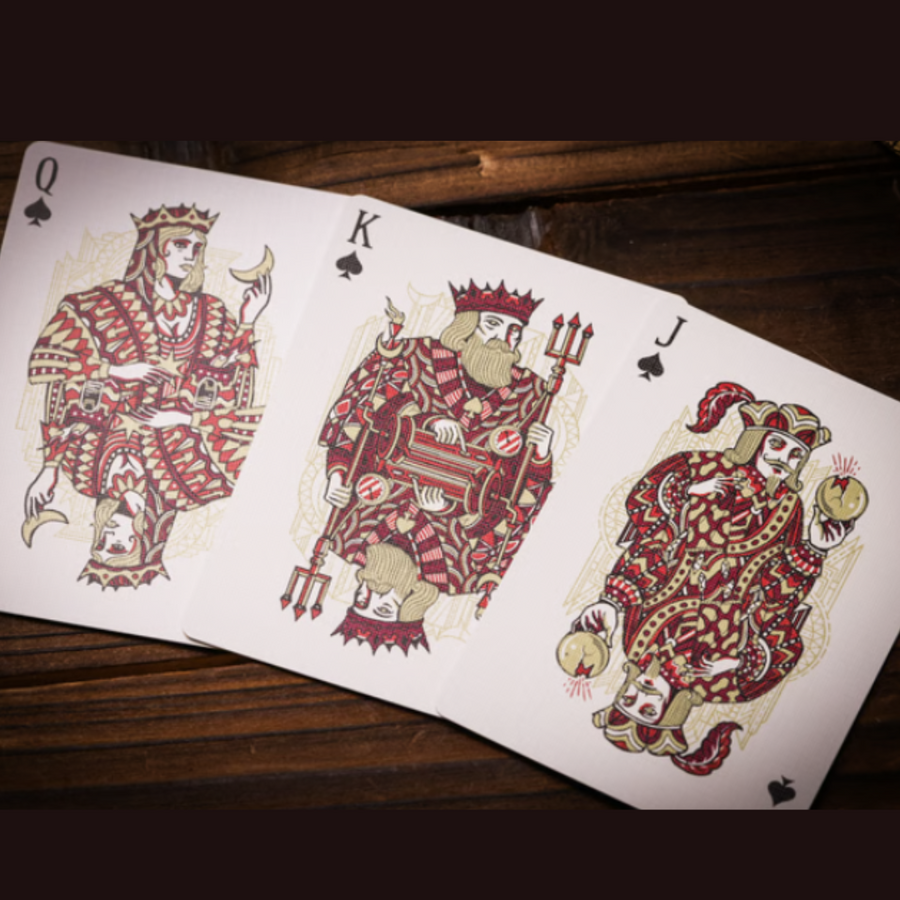 Atlantis Playing Cards V2 Temple of Zeus - Rise Edition (Red)