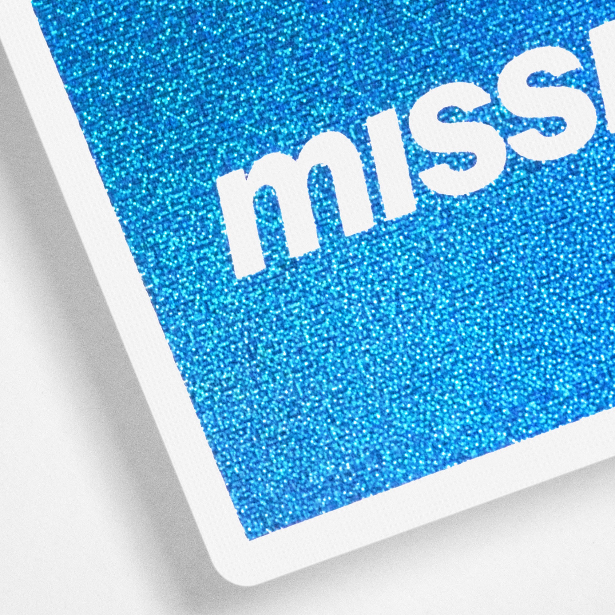Base Foil Playing Cards (Ocean) - Missing New York 