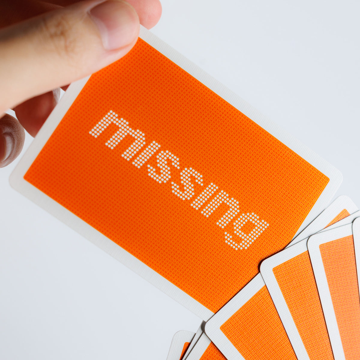 Beam Playing Cards (Orange) - Missing New York