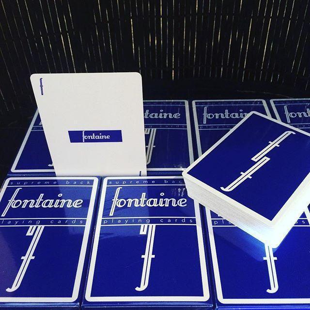 Fontaine Blue Playing Cards - 2013 Release
