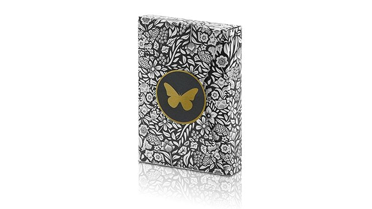 GILDED Black &amp; Gold Butterfly Playing Cards