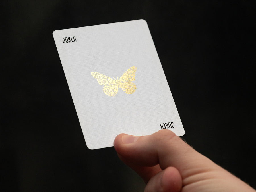 GOLD Butterfly Playing Cards Worker Edition