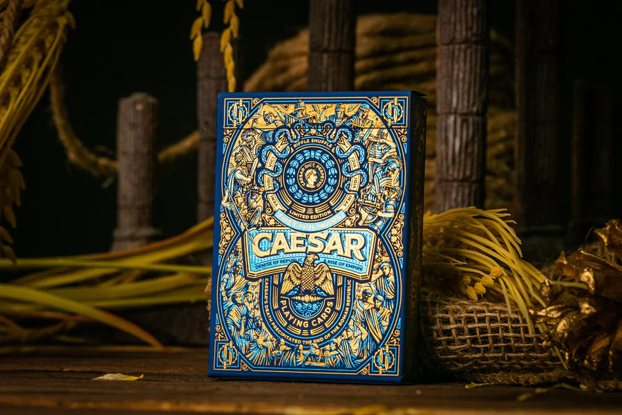 Caesar Playing Cards (Blue) - Riffle Shuffle