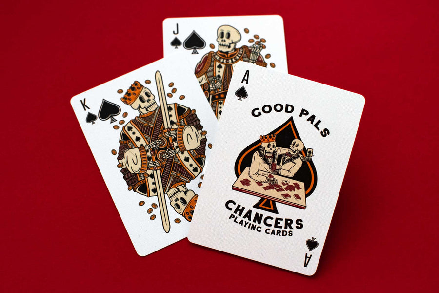 Chancers Playing Cards V2 (Burgandy) - Good Pals