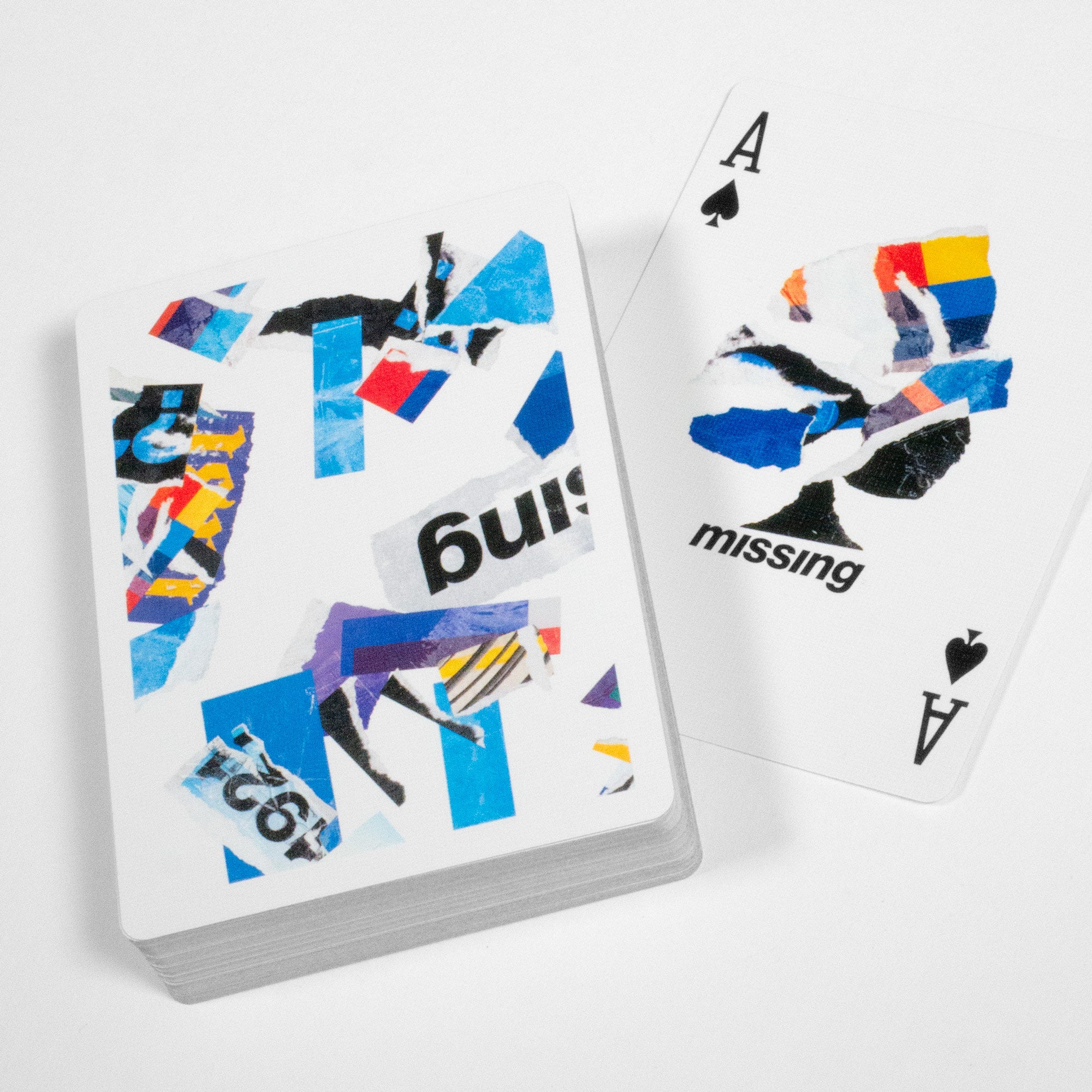 Collage Construction Playing Cards - Missing New York