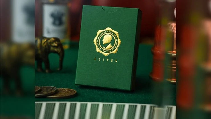 DMC Elites V4: Marked Deck (Forest Green Phantom Finish) Playing Cards