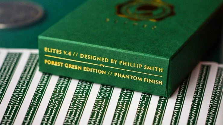 DMC Elites V4: Marked Deck (Forest Green Phantom Finish) Playing Cards