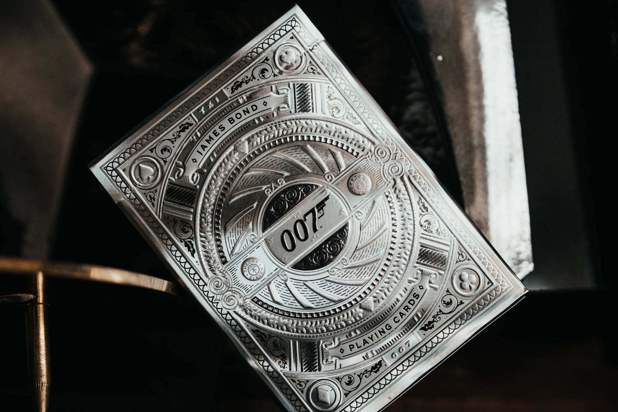 James Bond Silver Foil Playing Cards - Theory 11 