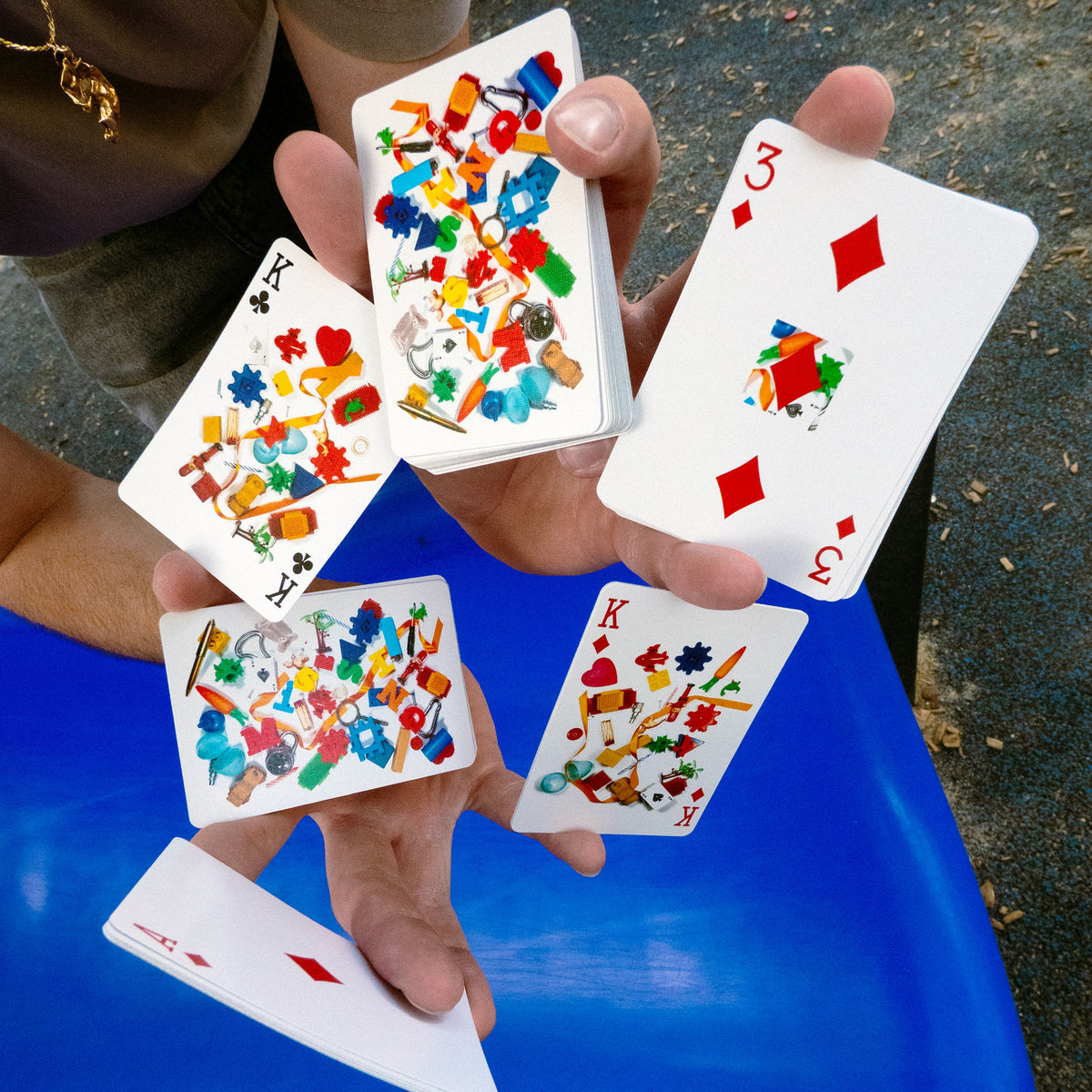Found Playing Cards - Missing New York