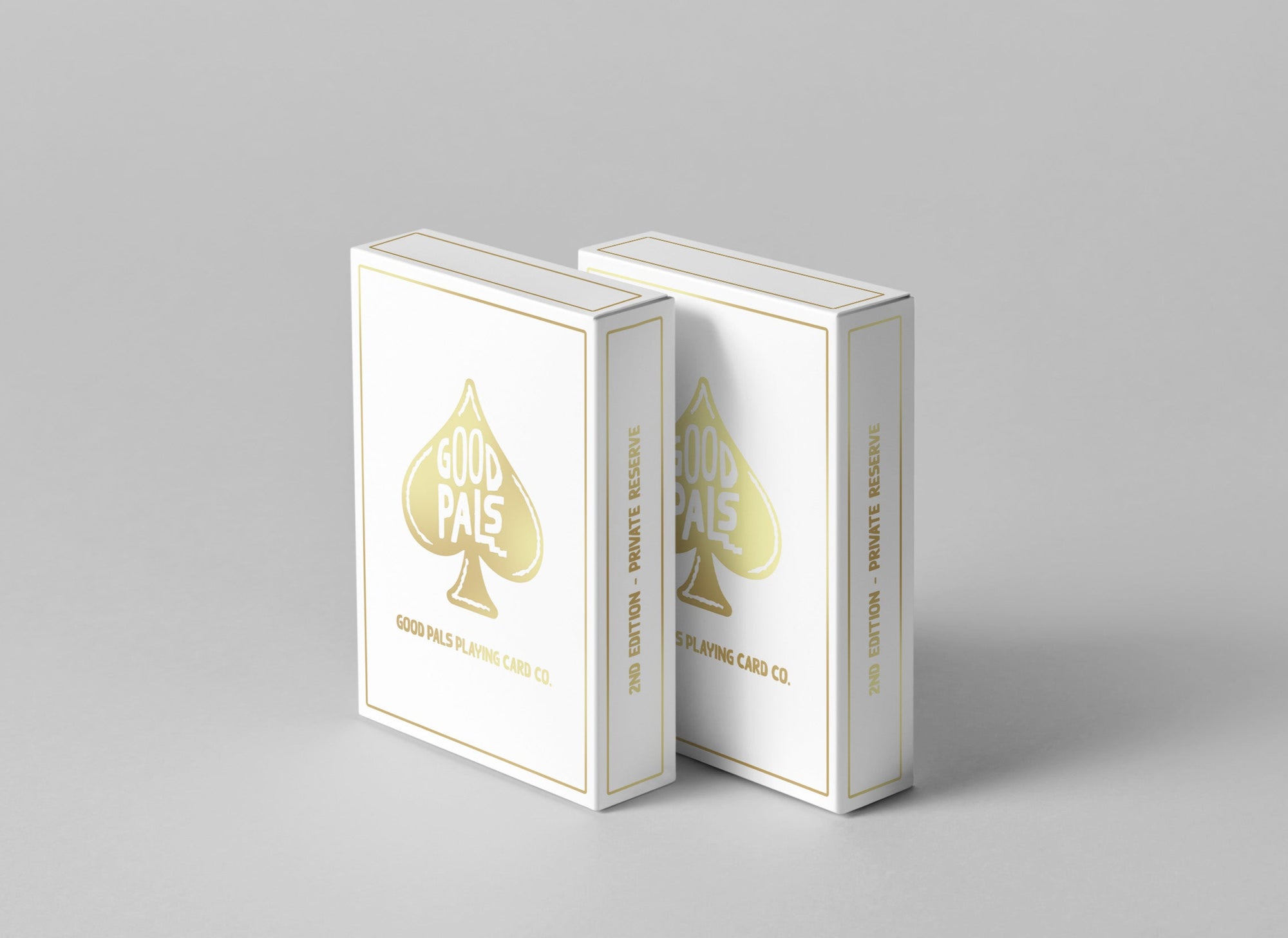 Good Pals Logo Playing Cards - Gold Foiled Private Reserve