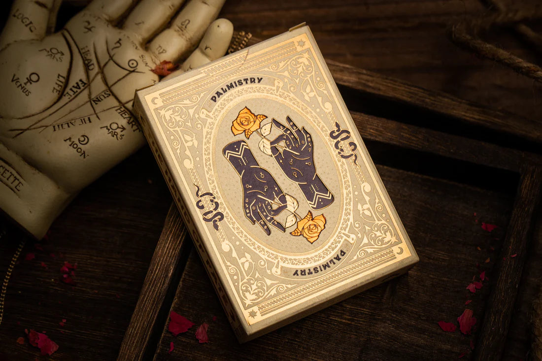 Palmistry Playing Cards (Golden Ivory Edition) - Riffle Shuffle