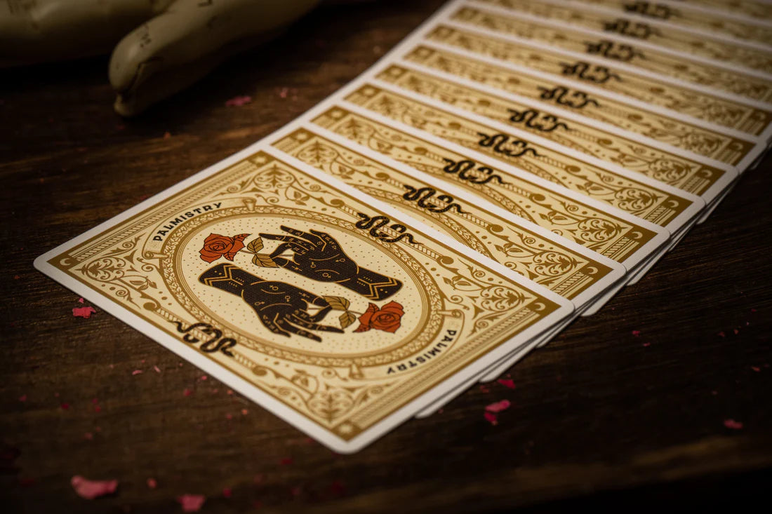 Palmistry Playing Cards (Golden Ivory Edition) - Riffle Shuffle