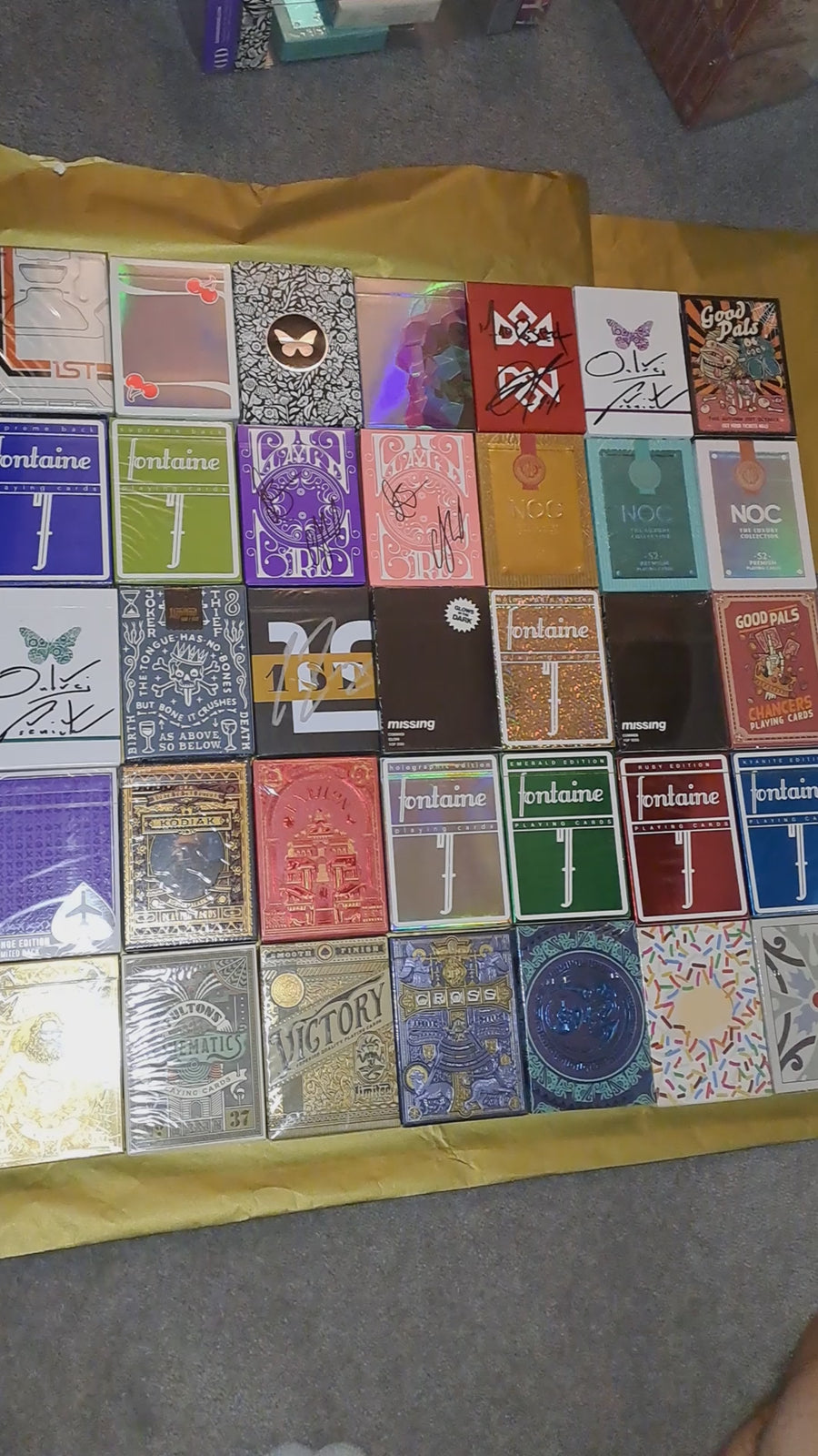CHRISTMAS Mystery Decks - Signed 1ST, 2013 Fontaines & More