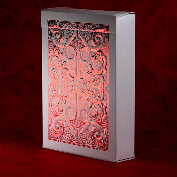 Red Metallic Gatorbacks Playing Cards - David Blaine Cards at The Card Inn