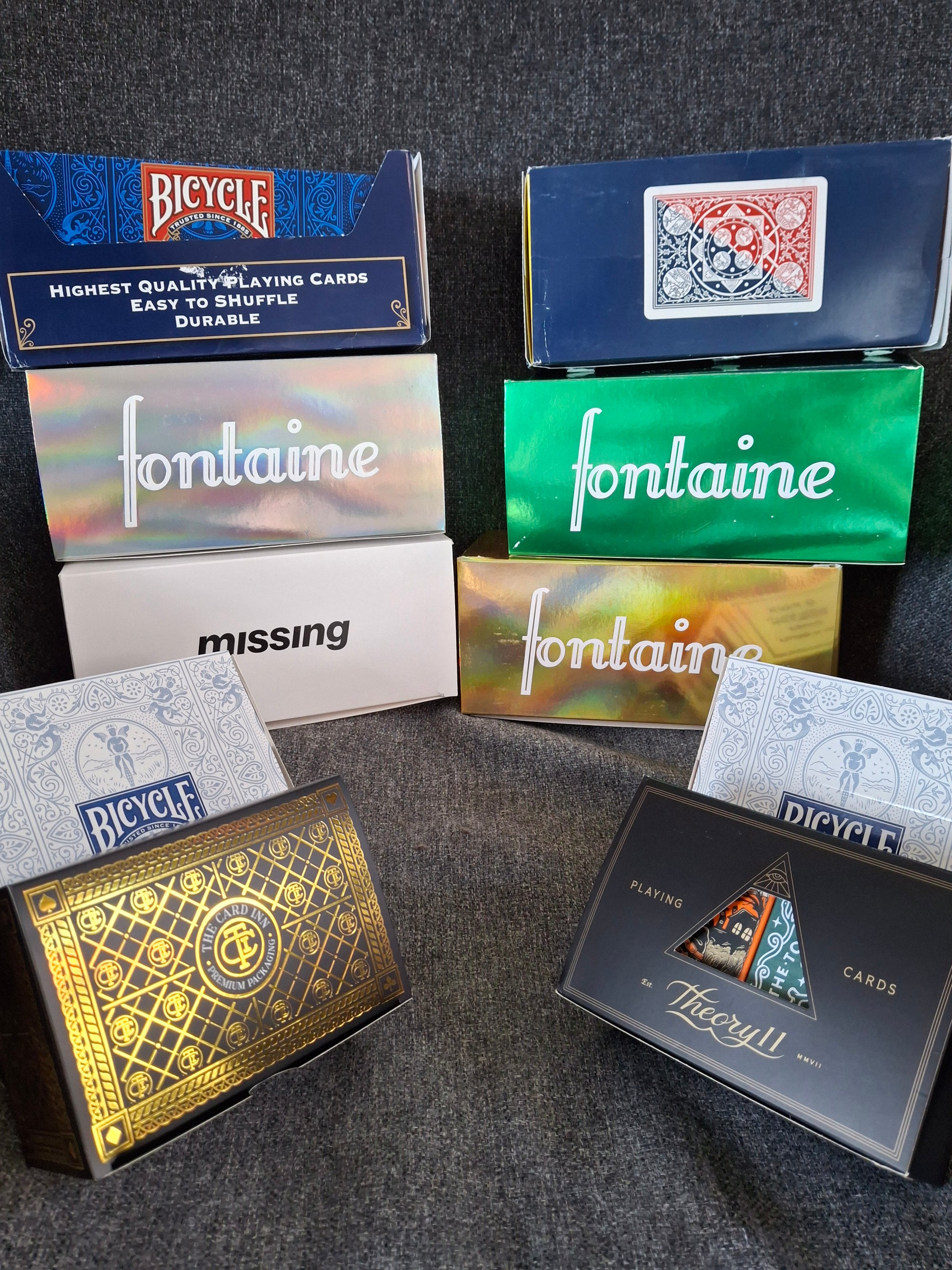 Mystery Decks 6 Pack - The Card Inn Mystery Playing Cards
