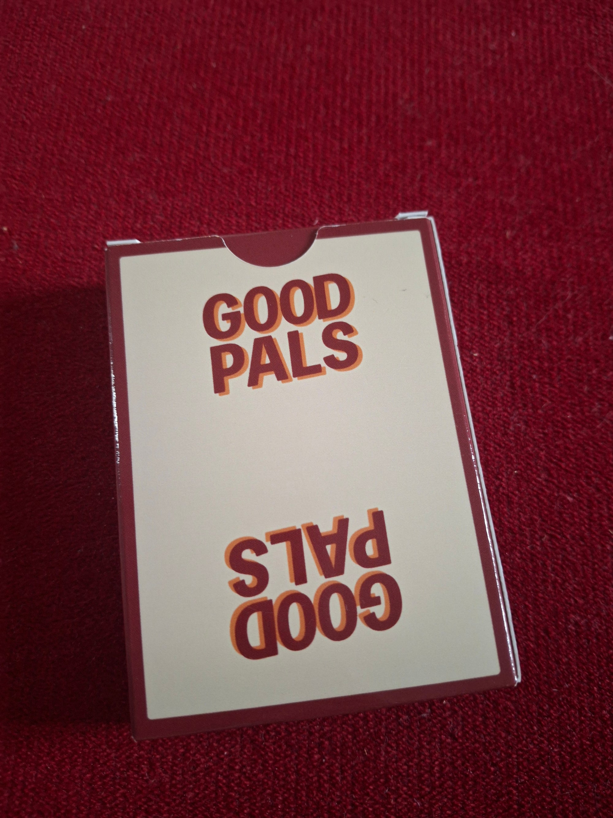 Unreleased Good Pals Deck (Red) - Prototype Edition ONE of ONE!