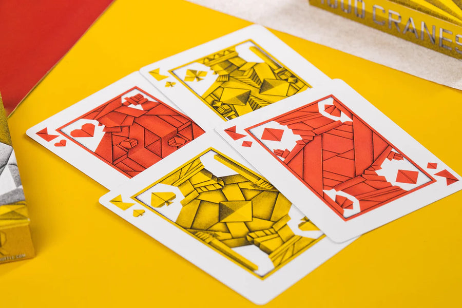 1000 Cranes V3 Playing Cards - Riffle Shuffle