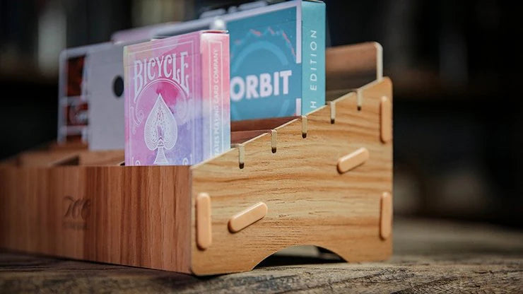 Wooden Small Playing Card Display - 18 Decks by TCC