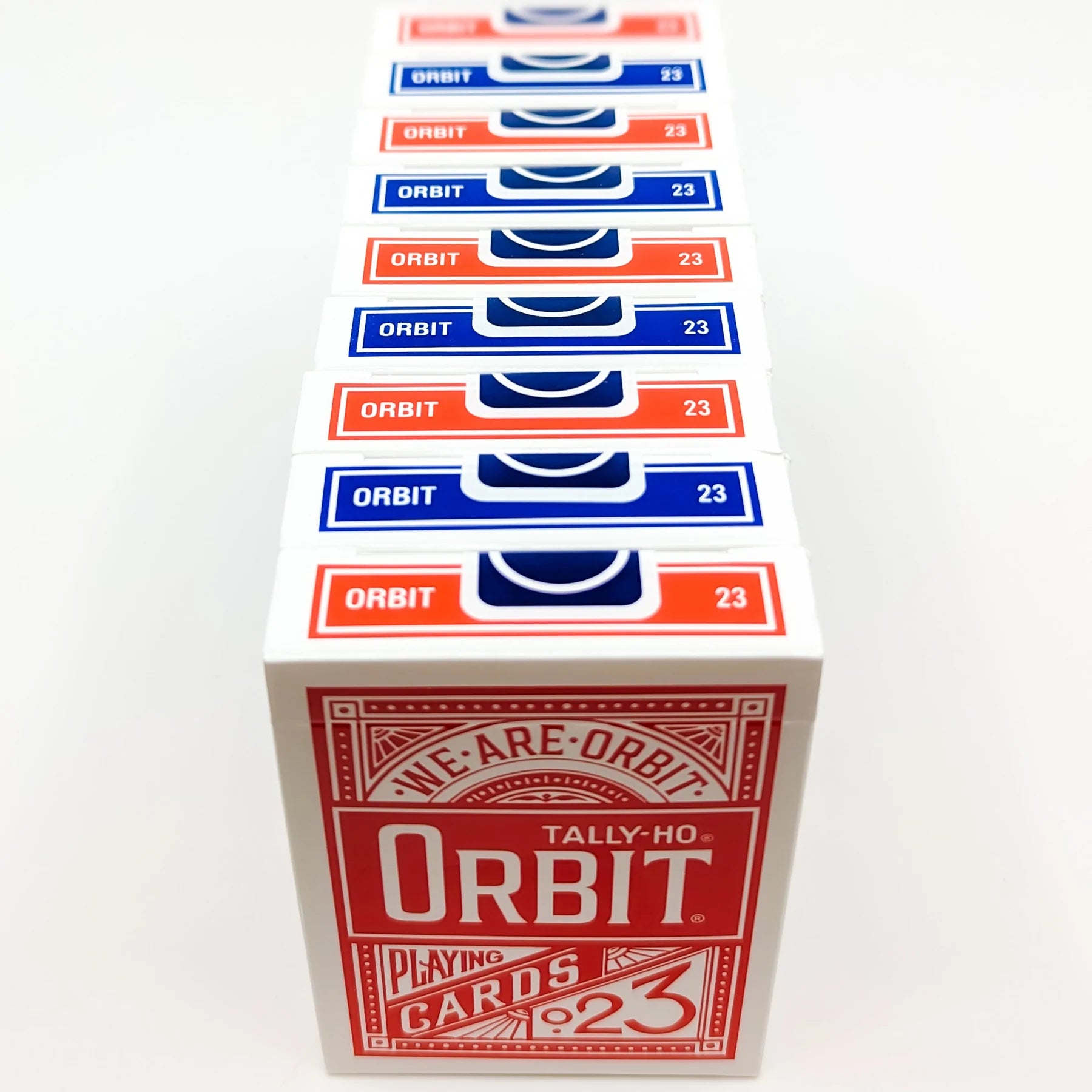 Orbit x Tally Ho Playing Cards - Red &amp; Blue