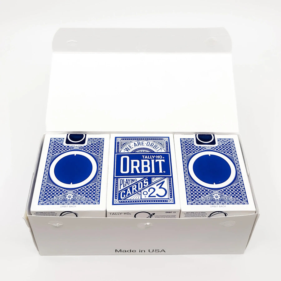 Orbit x Tally Ho Playing Cards - Red & Blue