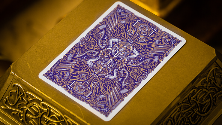 Gods of Norse Playing Cards - Green / Purple