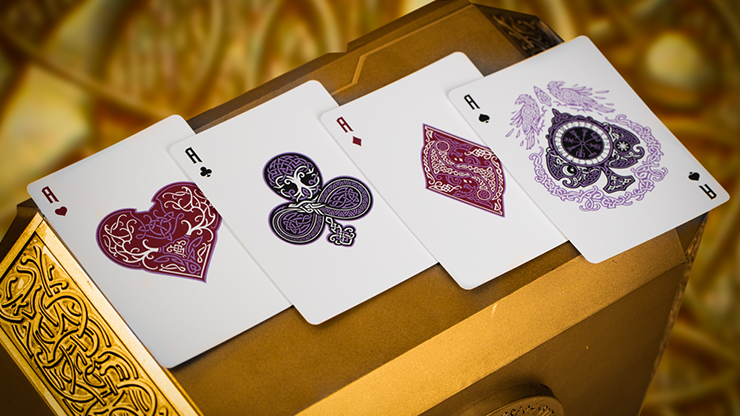 Gods of Norse Playing Cards - Green / Purple