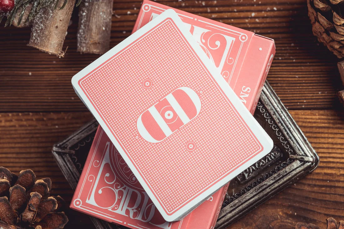 Smoke & Mirrors V9 Playing Cards (Pink) - Dan & Dave