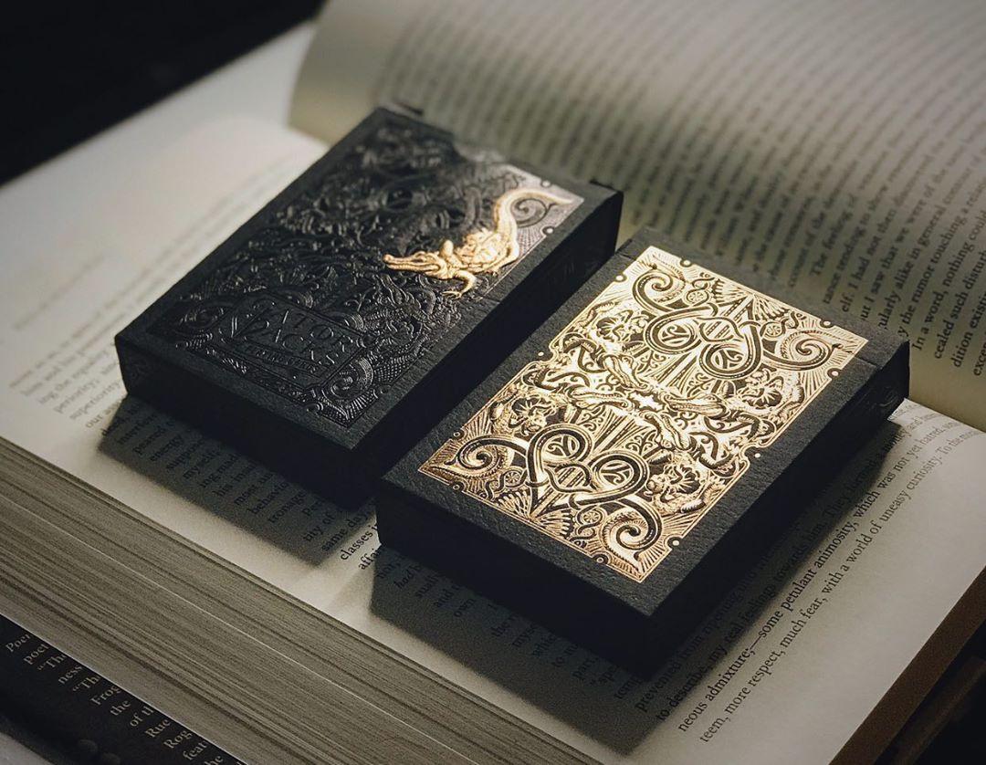 David Blaine Rose Gold Gatorbacks - Luxury Playing Cards at The Card Inn