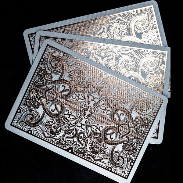 David Blaine Rose Gold Gatorbacks - Luxury Playing Cards at The Card Inn