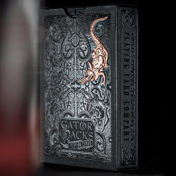 David Blaine Rose Gold Gatorbacks - Luxury Playing Cards at The Card Inn
