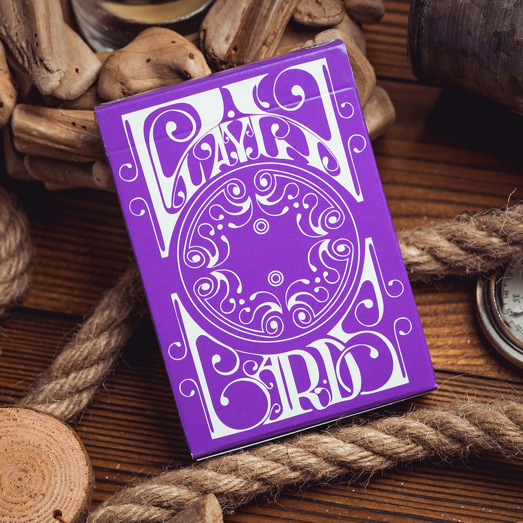 Smoke & Mirrors V9 Playing Cards (Purple) - Dan & Dave